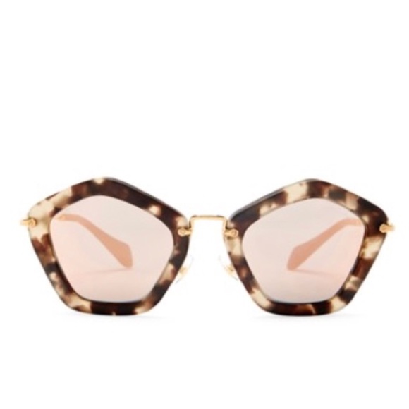 Miu Miu Accessories - Miu Miu Pentagon Sunglasses